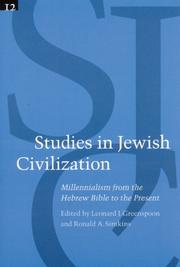 Cover of: Millennialism from the Hebrew Bible to the present by Philip M. and Ethel Klutznick Chair in Jewish Civilization. Symposium