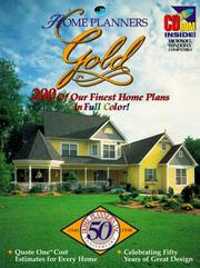 Cover of: Home Planners Gold: 200 Of Our Finest Home Plans in Full Color!
