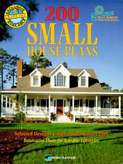 Cover of: 200 Small House Plans: Selected Designs Under 2,500 Square Feet (Blue Ribbon Designer Series)