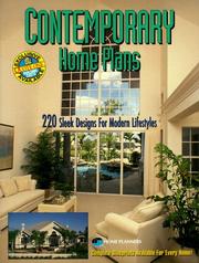 Cover of: Contemporary Home Plans by Home Planners Inc