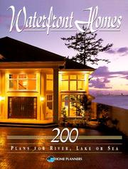 Cover of: Waterfront homes: 200 plans for river, lake, or sea