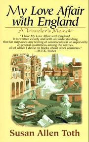 Cover of: My Love Affair with England: A Traveler's Memoir