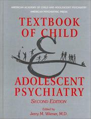 Cover of: Textbook of child & adolescent psychiatry