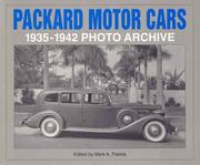 Cover of: Packard motor cars 1935 through 1942 by National Automotive History Collection (U. S.)