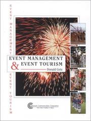 Cover of: Event management & event tourism