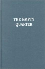 Cover of: The empty quarter: stories