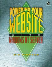 Cover of: Powering your Web site with Windows NT server by Nik Simpson