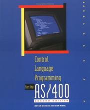 Cover of: Control language programming for the AS/400