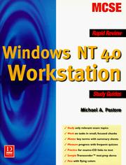 Cover of: Windows NT 4.0 workstation: rapid review study guides