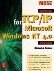 Cover of: TCP/IP for Microsoft Windows NT 4.0