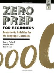 Cover of: Zero Prep for Beginners: Ready-to-Go Activities for the Language Classroom