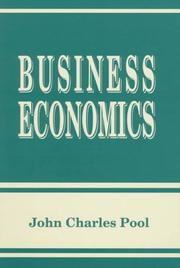 Cover of: Business Economics