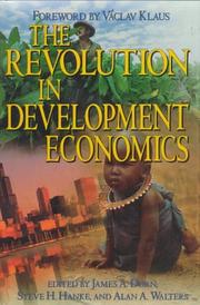 Cover of: The revolution in development economics