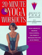 Cover of: 20-minute yoga workouts by Alice Christensen