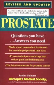 Cover of: Prostate by Sandra Salmans