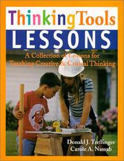 Cover of: Thinking Tools Lessons