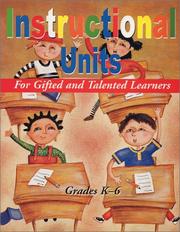 Cover of: Instructional Units For Gifted and Talented Learners