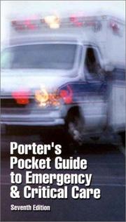 Cover of: Porter's Pocket Guide to Emergency & Critical Care by William Porter, William Porter