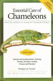 Cover of: Essential Care of Chameleons (Advanced Vivarium Systems)