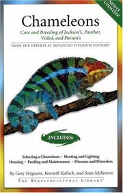 Cover of: Chameleons: Care and Breeding of Jackson's, Panther, Veiled, and Parson's (Advanced Vivarium Systems)