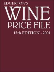 Cover of: Wine Price File by William Edgerton