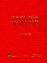 Cover of: Assessment Tools for Recreational Therapy and Related Fields by Thomas M. Blaschko, Joan Burlingame