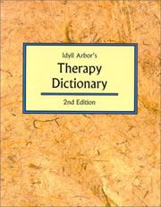 Cover of: Idyll Arbor's Therapy Dictionary by 