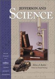 Cover of: Jefferson and science by Silvio A. Bedini