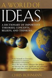 Cover of: A world of ideas