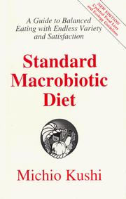 Cover of: Standard Macrobiotic Diet by Michio Kushi