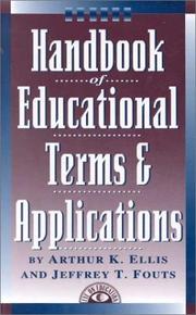 Cover of: Handbook of educational terms and applications