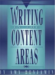 Cover of: Writing in the Content Areas