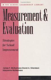 Cover of: Measurement and Evaluation: Strategies For School Improvement (The School Leadership Library)