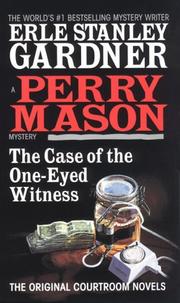 Cover of: The Case of the One-Eyed Witness (Perry Mason Mysteries (Fawcett Books))