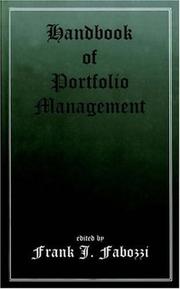 Cover of: Handbook of Portfolio Management