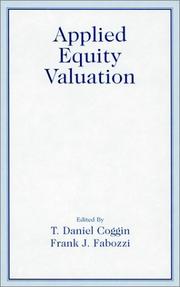 Cover of: Applied Equity Valuation (Frank J. Fabozzi Series)