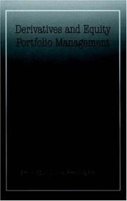 Cover of: Derivatives and Equity Portfolio Management