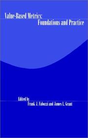 Cover of: Value-Based Metrics: Foundations and Practice