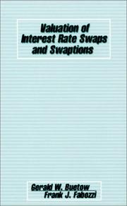 Cover of: Valuation of Interest Rate Swaps and Swaptions