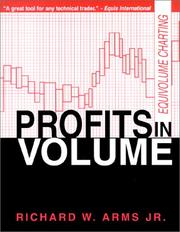 Cover of: Profits In Volume by Richard W., Jr. Arms
