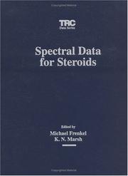 Cover of: Spectral data for steroids