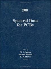 Cover of: Spectral data for PCB's