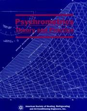 Cover of: Psychrometrics: theory and practice