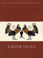 Cover of: Greek vases in the San Antonio Museum of Art