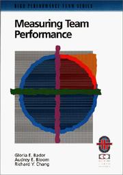 Cover of: Measuring team performance by Richard Y. Chang