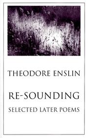 Cover of: Re-sounding: selected later poems