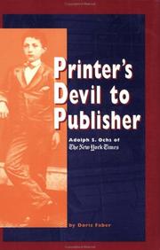 Cover of: Printer's devil to publisher by Doris Faber