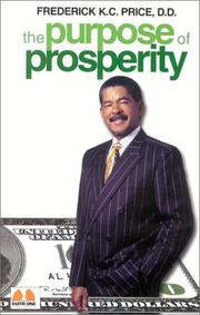 The Purpose of Prosperity by Fredrick Price