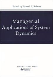 Cover of: Managerial Applications of System Dynamics