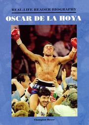 Cover of: Oscar De la Hoya by Valerie Menard, Valerie Menard